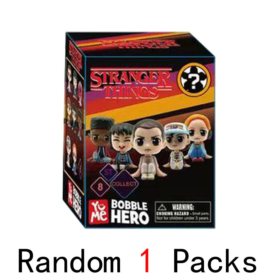 8Pcs/Set Keychain Figure Style Doll Eleven Monster Carnivorous Plant Strangered Things Boxed Anime Figures Collection