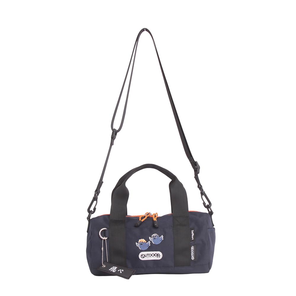 x OUTDOOR Mini Roll Boston Bag ODHQ102 Navy [Haikyu!! PRODUCTS]