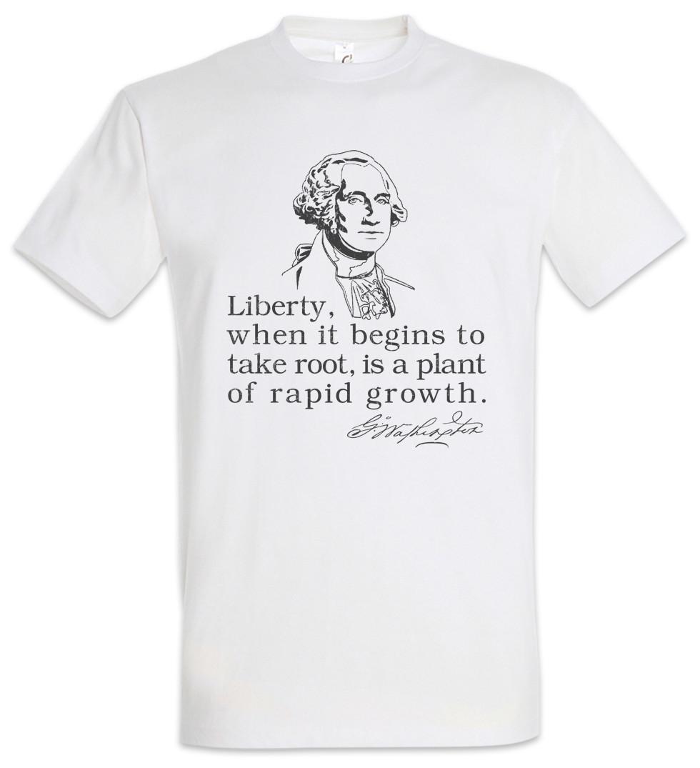 Washington Liberty T-Shirt Mens Womens Tees Top George Quote General Civil War United States Soldier S