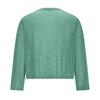 Women's Mesh 3/4 Sleeve Open Front Sequin Bolero Glitter Cropped Cardigan Jacket Cocktail Party Shrug Short Coats Sea Blue XXL New Arrival