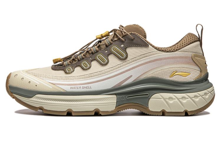 Li Ning Star Path Амортизация, Износостойкие Низкие Баскетбольные Кроссовки Мужские Umber White AGLT047-3 40