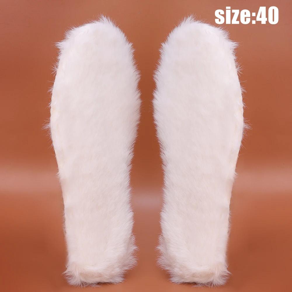 

New Unisex Australia Sheepskin Insoles Natural Real Fur Wool Cashmere Snow Boot Shoe Pad Children Wool Insoles Warm Winter Shoes 1Pair