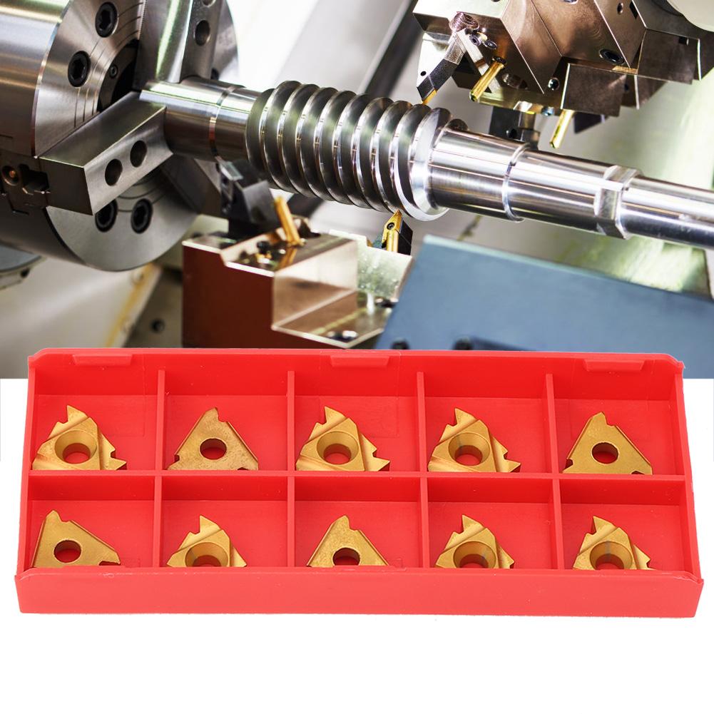 16IR AG60 Carbide Inserts Blades Lathe Cutting Turning Tool for Steel Cast Iron Processing