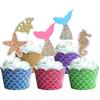 Efficient Cake Decors 4/6 Interchangeable Designs Premium Cardstock Party Essential Quick Assembly For Treat Displays