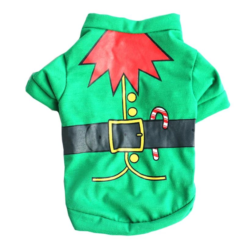 Christmas Sphynx Cat Dog Vest Shirt Festival Pet Clothes for Cats Kitten Mascotas Costume Clothing Camisetas Para Gatos