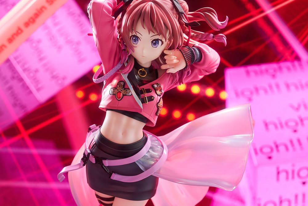 Kotobukiya Gakuen Idolmaster Hanaumi Saki My Scale Approximately 240mm PVC Painted Finished Figure -Fighting Way- 1/7