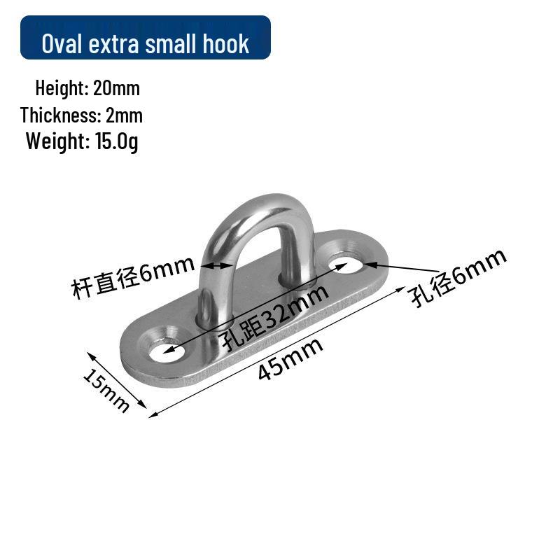 Jinrongda Heavy-Duty Stainless Steel Ceiling Hook for Fans