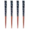 Chopsticks Set 4 Acrylic Resin Natural Wood Dishwasher Japan