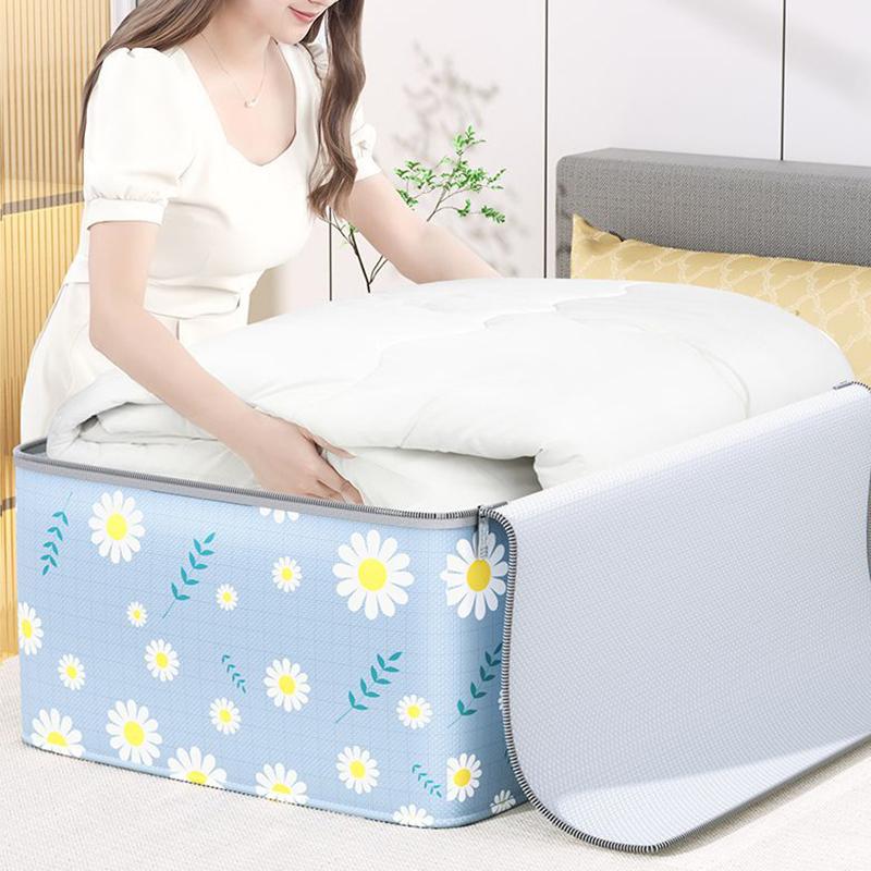 Geantă Depozitare Plapumă Capacitate Mare Dulap Geantă Depozitare Haine Plapumă Îngroșată Pliabilă Genți Mutare Cu Mânere
