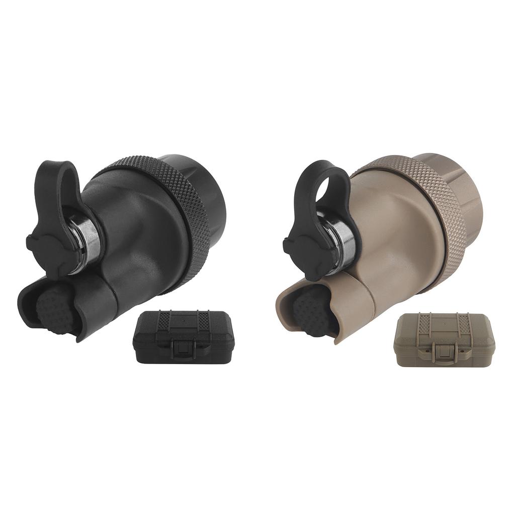 Dual Function Outdoor Tail Cap Switch for SureFire Light Alloy Nylon Wire Remote Control Button