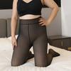 Thicken Warm Tights For Women Winter Thermal Stockings Leggings Sexy Translucent Fleece Velvet Tights Pantyhose Female Pants