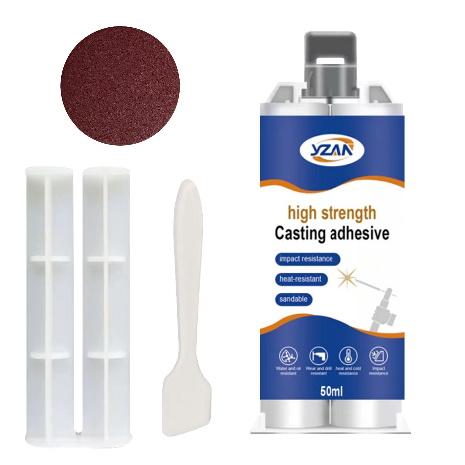

Cast-Work Adhesive High-Strength Cold Welding Adhesive Heat-Resistant AB Metal Filler Waterproof & Wear-Resistant 50g