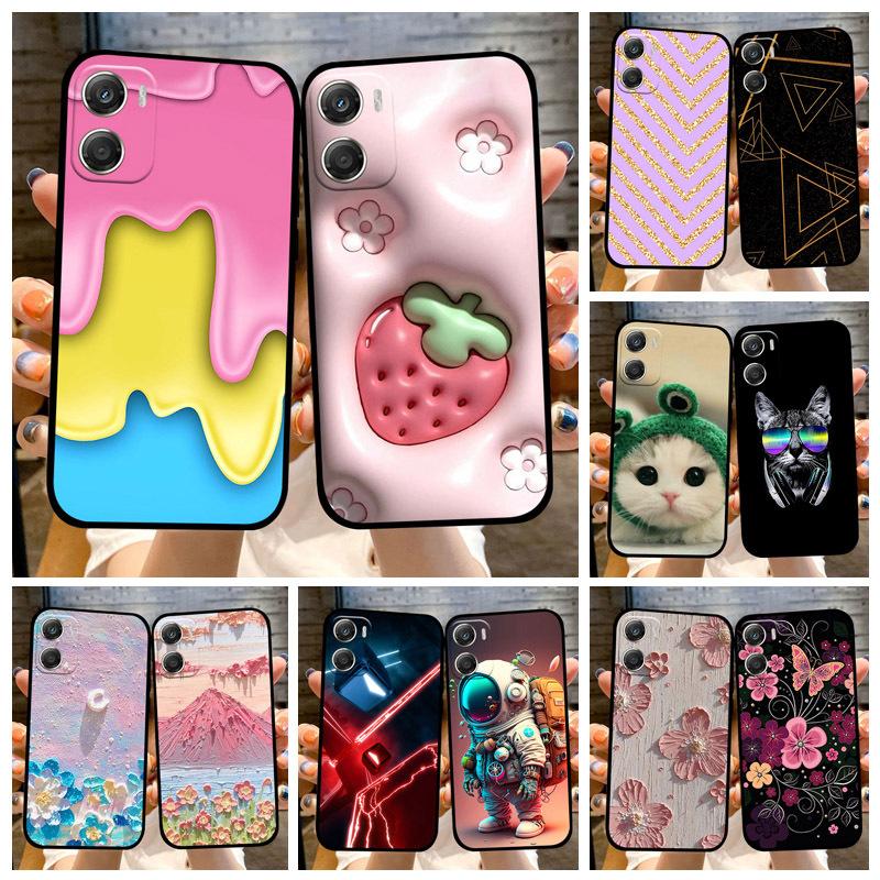 Pro pouzdro Motorola G06 XT2535-1 Nová Módní Kreslené Roztomilé Zadní Kryt Měkký Silikonový TPU Pouzdro na Telefon Pro Moto G06 Power G 06 MotoG06
