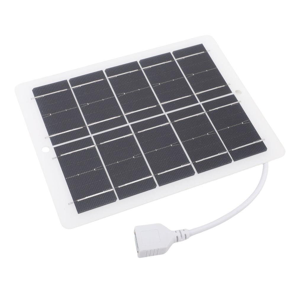 Solar Panel 3W 5V High Efficiency Multi Purpose USB Solar Panel Charger for Mobile Phone Tablet