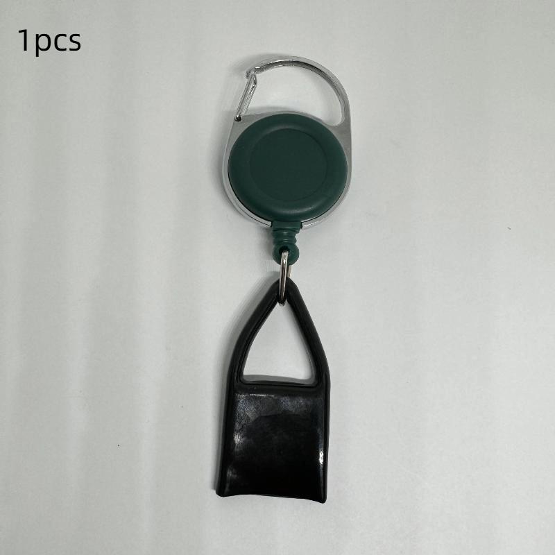

1/2/3Pcs Lighter Retractable Keychain Protective Sleeve Holder Leash Safe Stash Clip Cover Lighter Bag Case 1pcs темно-зелений колір