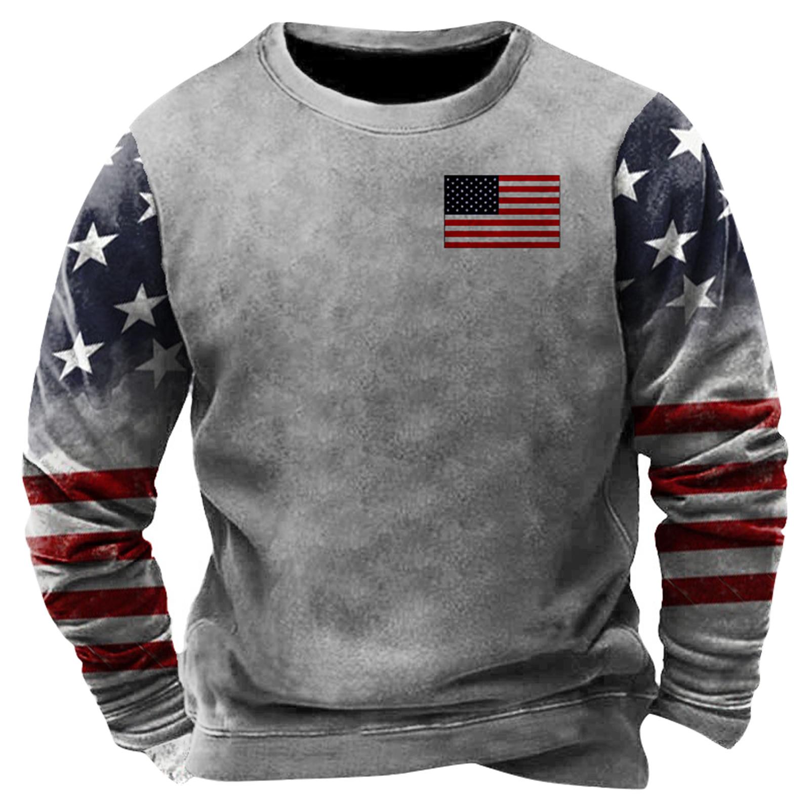 

Мужская толстовка с принтом на открытом воздухе, свободная с длинными рукавами и этническим принтом M