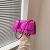 Stylish Street Fashion Shoulder Bag Retro Handbag Pu Material Small Square Bag
