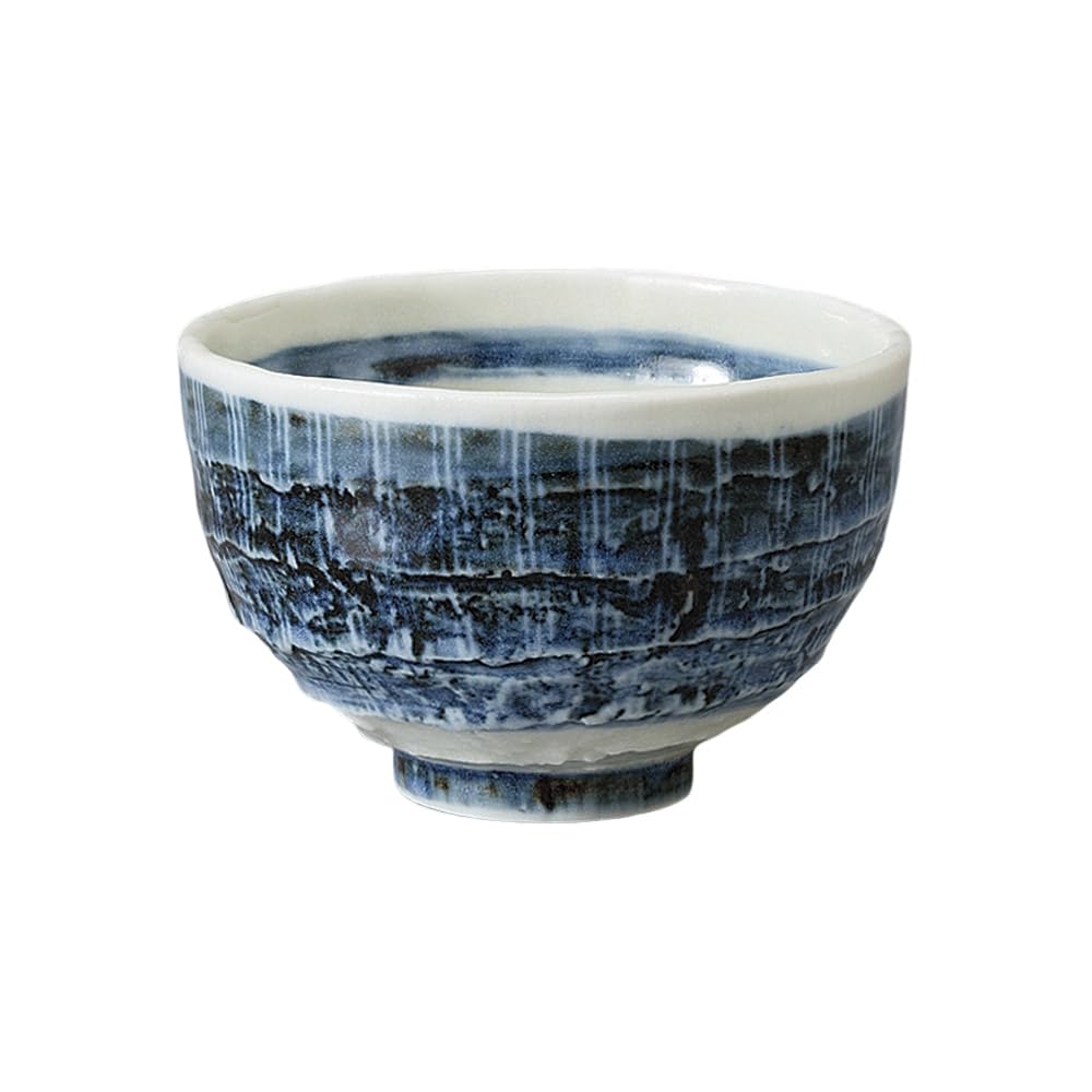 Ippuku x Scraped Tokusa Yururi Matcha Cafe Mino Made in Japan Ale-net Bowl, Teacup, 10.2 6.6 cm, Bowl, Bowl, Bowl, Ware,