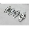 For Mitsubishi Outlander 2013 - 2015 2016 2017 2018   Door Handle Cover Bowl Frame Cover Trims Sticker Car Accessories