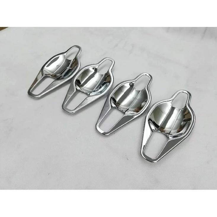 For Mitsubishi Outlander 2013 - 2015 2016 2017 2018   Door Handle Cover Bowl Frame Cover Trims Sticker Car Accessories