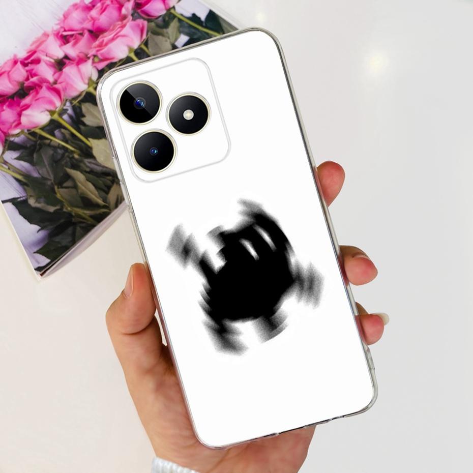 Jolie Coque Imprimée Pour Realme Note 50 RMX3834 Coque Arrière Souple en Silicone TPU Pour Étuis de Téléphone Realme Note50