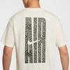 Nike Air T Shirts Men's Ecru Crew Neck Moderate HQ9249-133