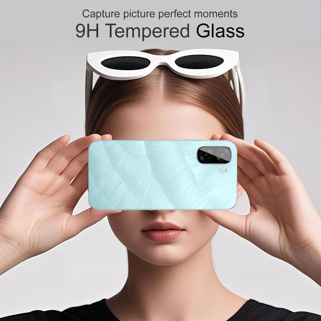 For OPPO A6x 4G 5G Glass IMAK High Definition Glass Lens Film Black Version