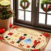 Merry Christmas Doormat, Non-Slip, Absorbent Nutcracker Rug, Entryway Doormat, Christmas Home Decor