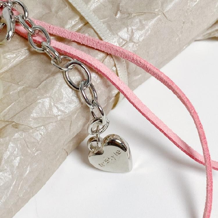 Fashion Beads Keychain Cherry Pearls Design Beaded Lip Balm Pendant Key Ring Stylish Jewelry Gift For Her