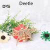3D Wooden Butterfly Insect Model Puzzles DIY Assembly Crafts Education Kids Toy