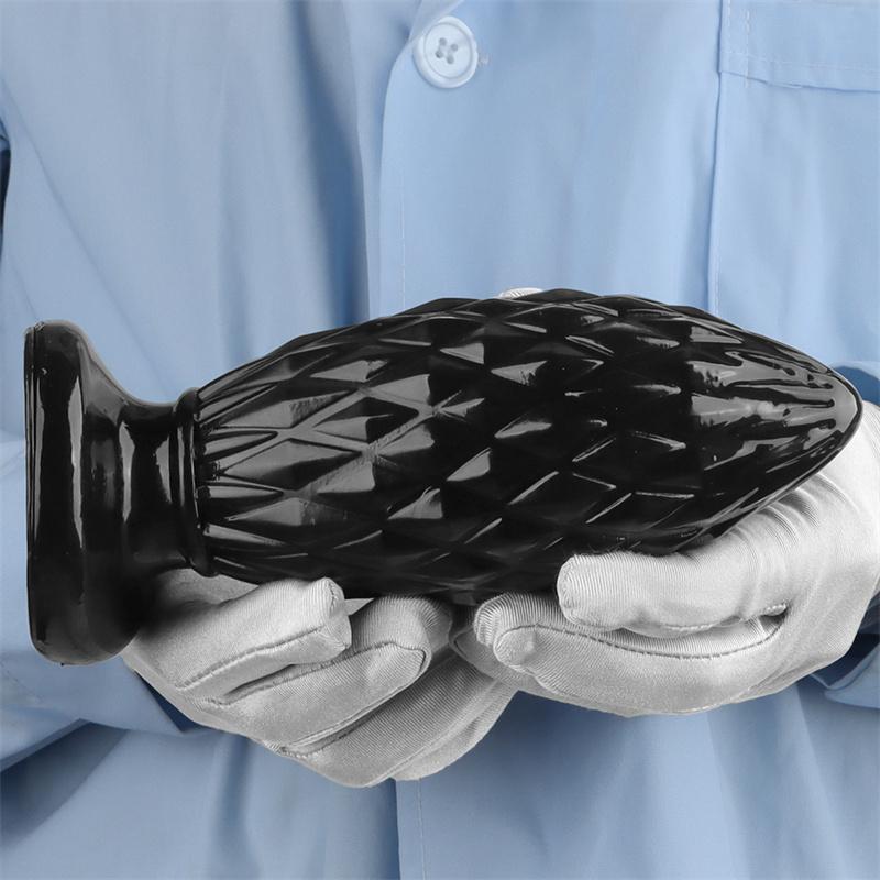 Super Large Black Stimulating Soft Anal Plug Suction Cup Anal Sex Supplies Adult Toys