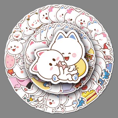 53 Immagini di Tao Xiaoxian Pacchetti di Emoticon Carine Graffiti Guka Valigia Valigia Autoadesivi Impermeabili Adesivi Cartoni Animati
