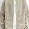 Mens Fleece Stand Collar Jacket Double-sided Lined Warm Sports Cardigan Sweatshirt
