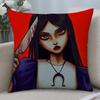 Game Alice Madness Returns Cushion Cover Cushion Covers Natural Linen Breathable Sofa Bedroom Decor Pillowcase
