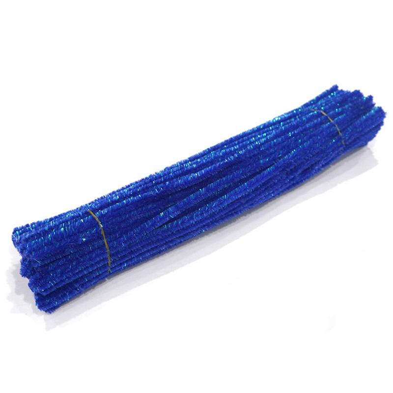 100Pcs Soft Chenille Stems Assorted Pipe Cleaners for Children DIY Art Crafts Kindergarten Handmade Craft Projects