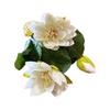 Q-FLA Artificial Flower Water Lily Bush WH White Arrangement Material FJA-20