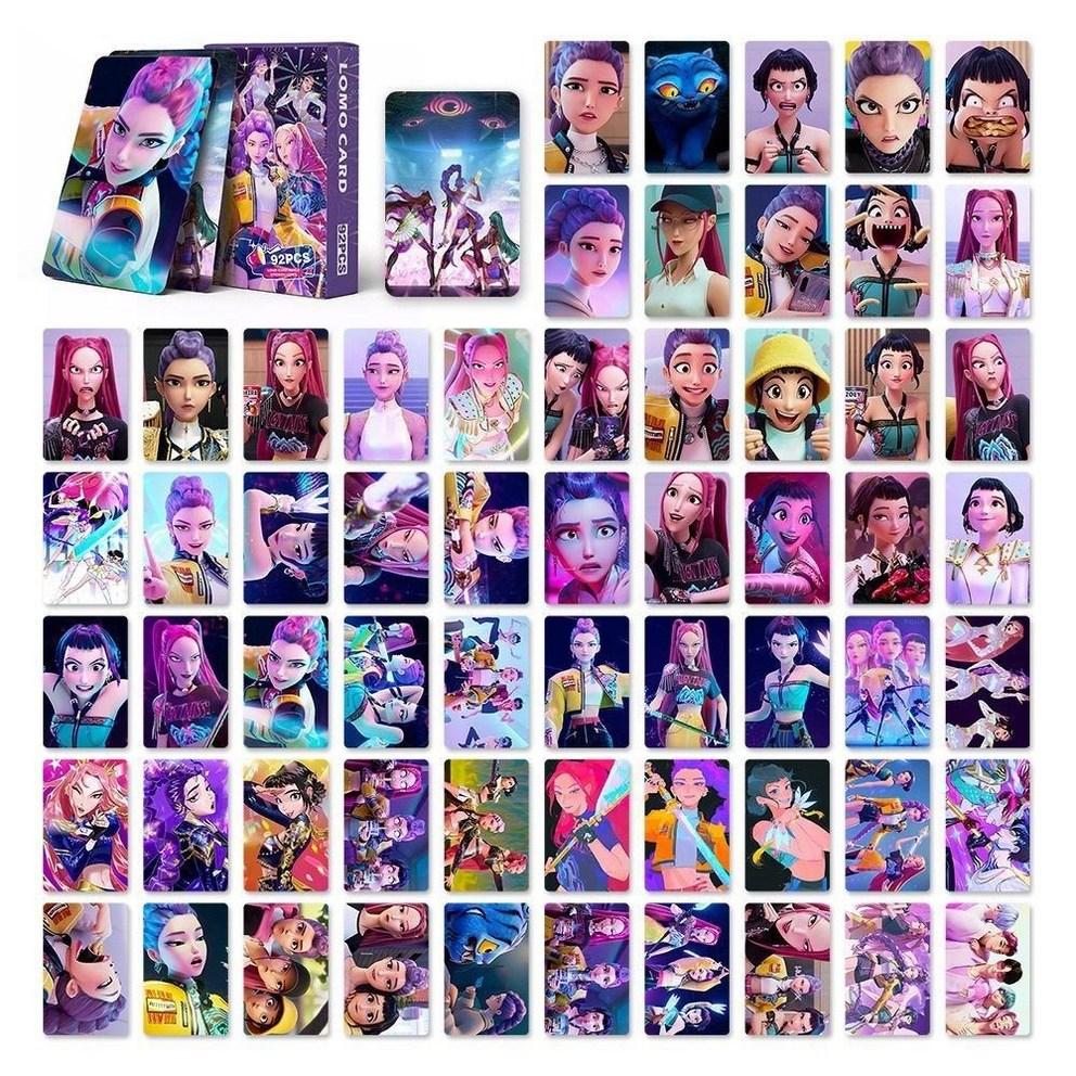 K-Pop Demon Hunters Kedehun Photocards (60 Sheets) + Stickers (32 Sheets)
