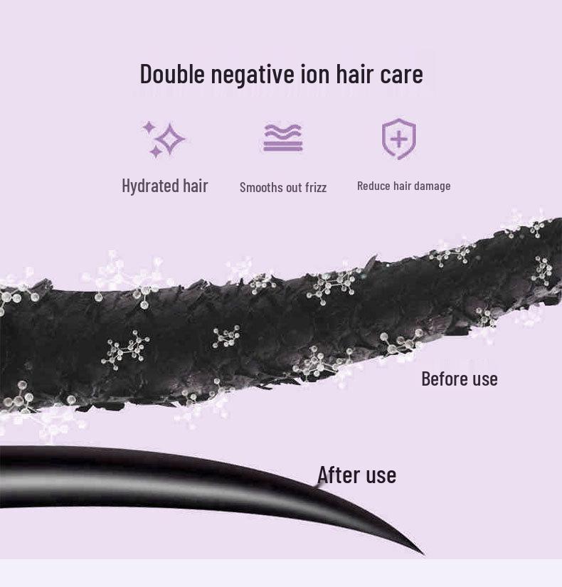 Szczotka 2 w 1 jonizująca do prostowania i kręcenia włosów z technologią jonów ujemnych