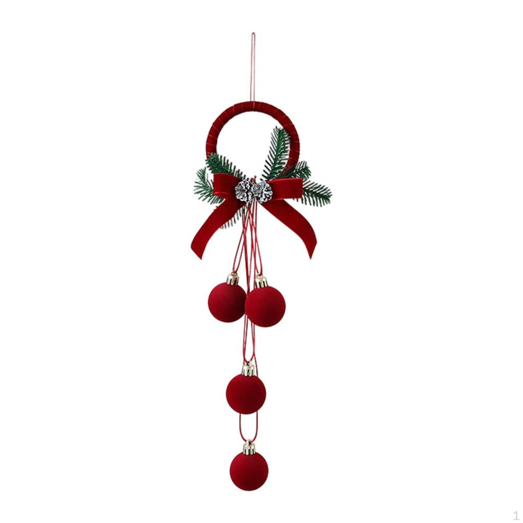 Christmas Bell Hanging Ornament Decorative Pendant Tree Decoration for Outdoor