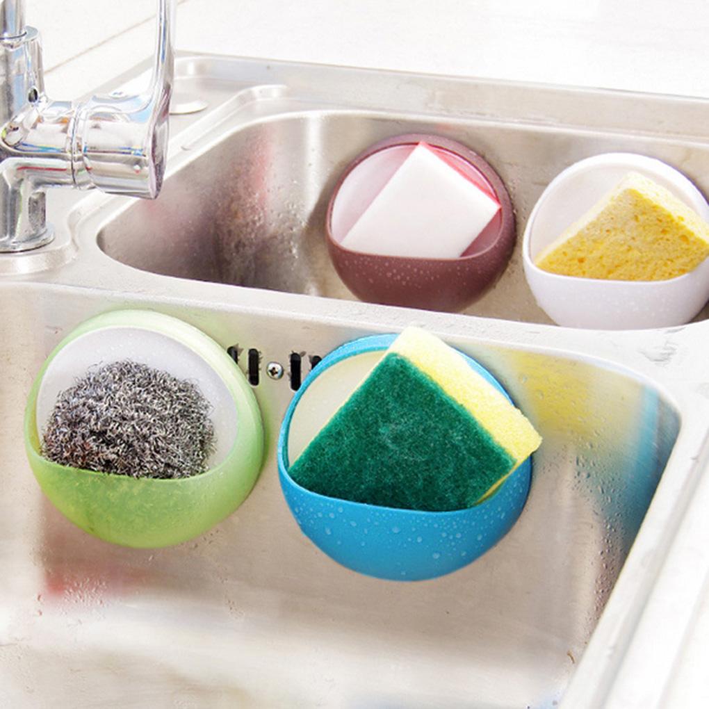 Bathroom Sucker Soap Box Shower Dishes Holder Container Home Plate Case