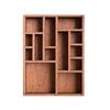 Compartments Mini Jewelry Holder Variety Grids Goods Display Rack Model Dollhouse Shelf  Ornaments