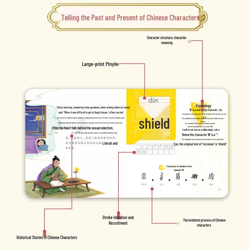 Chinese Character Stories 6-Book Set for Primary Students