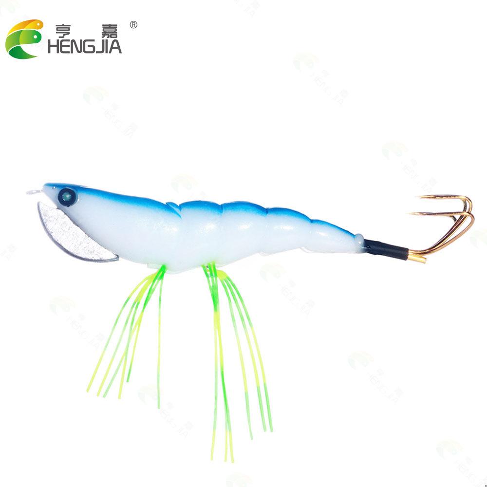 

10Color12CM 17.2GWooden Shrimp Fake Bait Simulation Shrimp Lure Bait for Freshwater and Saltwater Universal for Bass and Pike Pe 12CM-17.2G