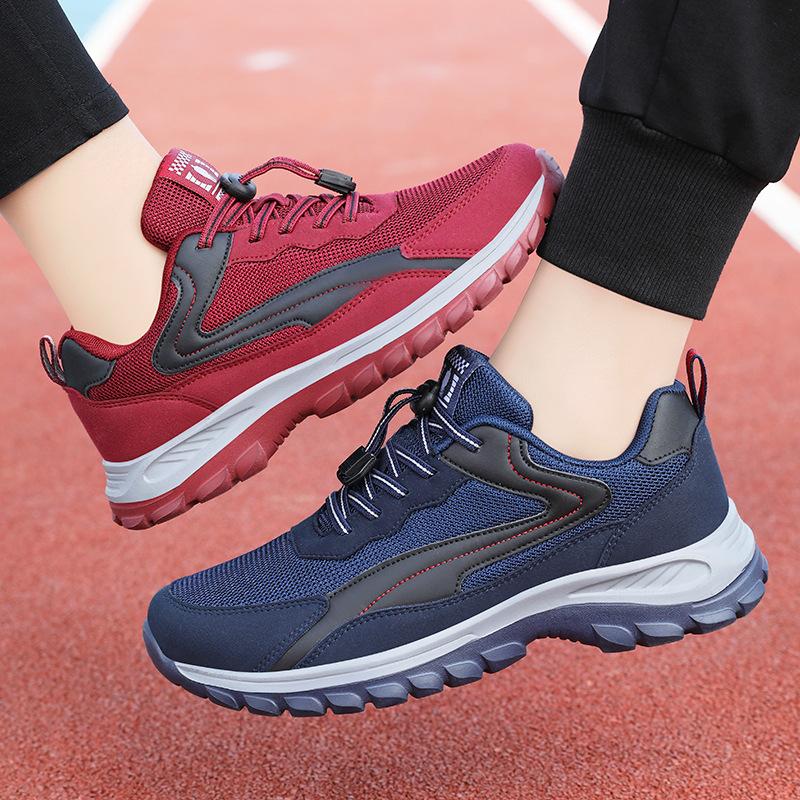 Shoes Women's Sports Shoes Flying Woven Women's Shoes Walking Shoes Breathable Mesh Shoes Soft Sole Comfortable Women's Single Shoes Versatile Mother