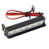 RC LED Light Bar Kit 70mm Aluminum Alloy 6LEDs White Light RC Car Roof Lamp for Redcat for SCX10