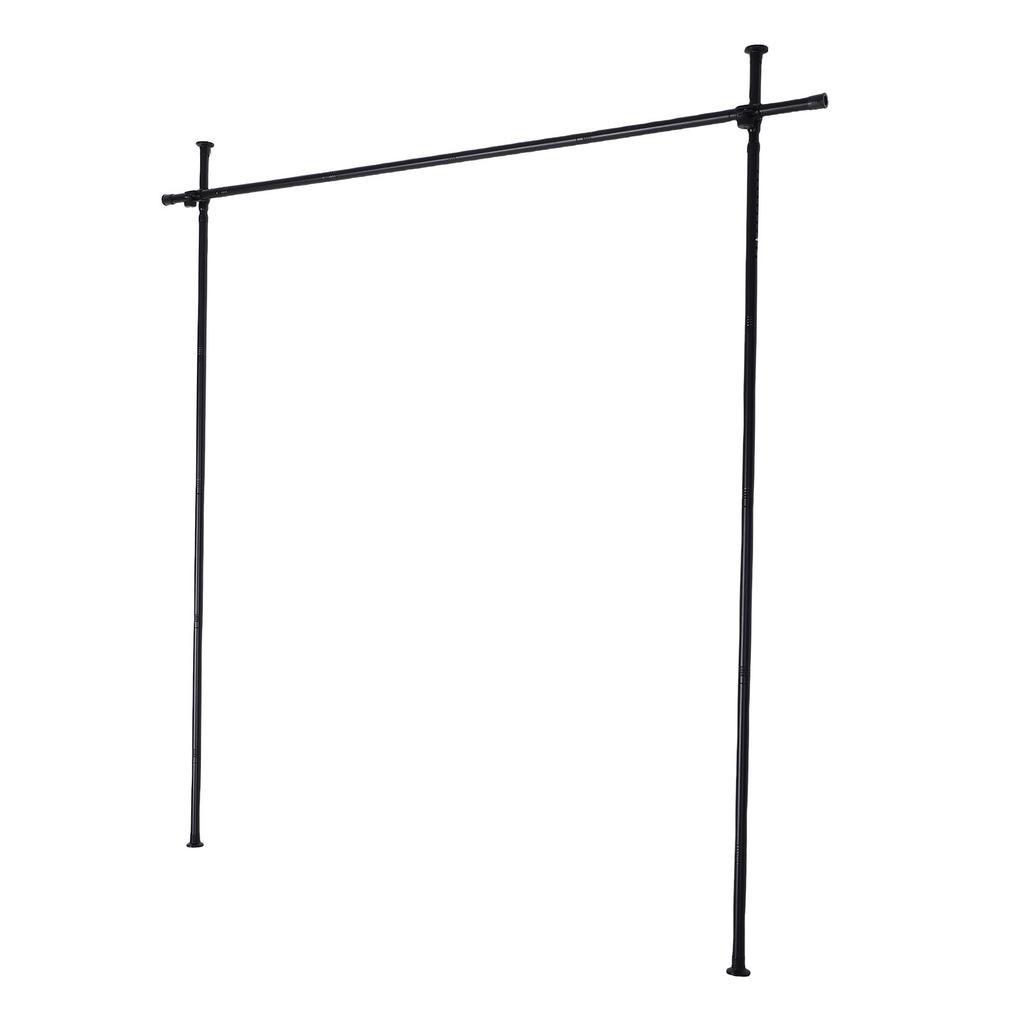 Room Divider Curtain Rod Carbon Steel Vertical Tension Rod for Room Separation   Partition Space Separator Curtain Stand