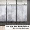 Window Privacy Film Frosted Glass Window Film Sun Blocking Window Film Non-Adhesive Heat Control Removable Window Stickers  Home