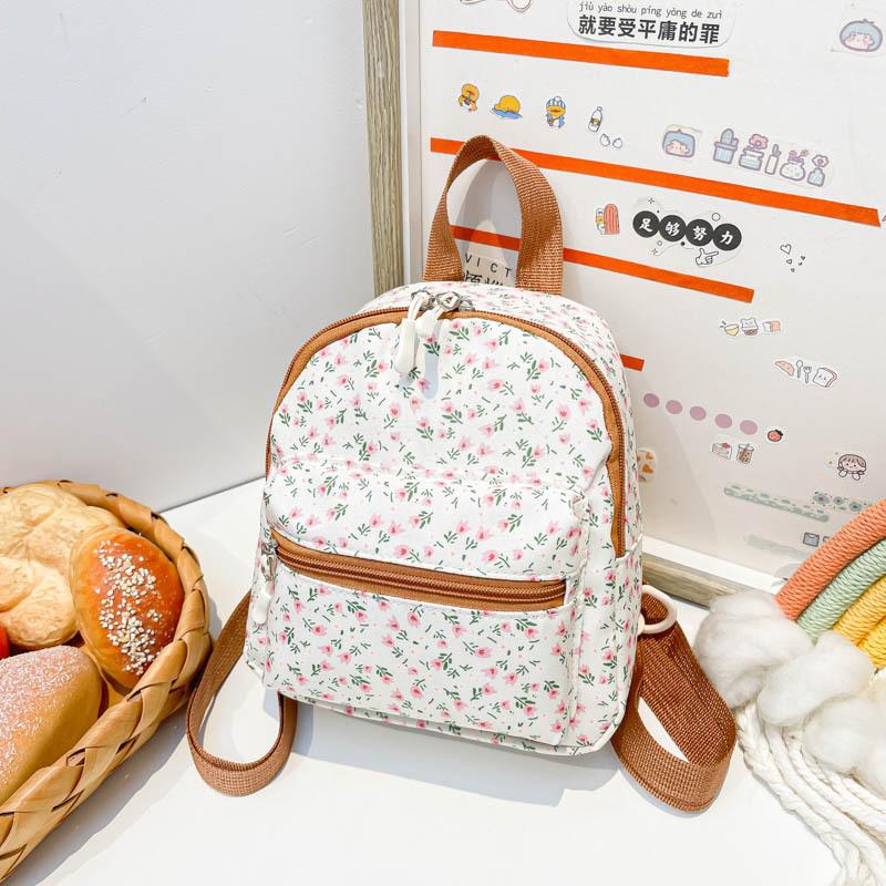

Новый простой мини-рюкзак милая универсальная сумка для хранения цветочный школьный рюкзак для отдыха свежий дорожный рюкзак