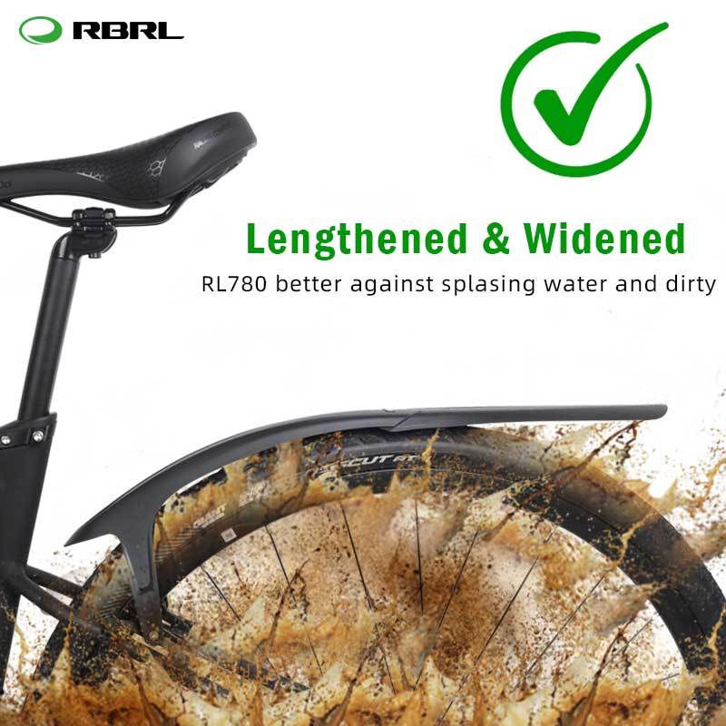 RBRL Wings for Bicycle 700c Road Bike Mudguard Lightweight Mud Flaps for Bicycle Mud Guard with Quick Release Bike Accessories