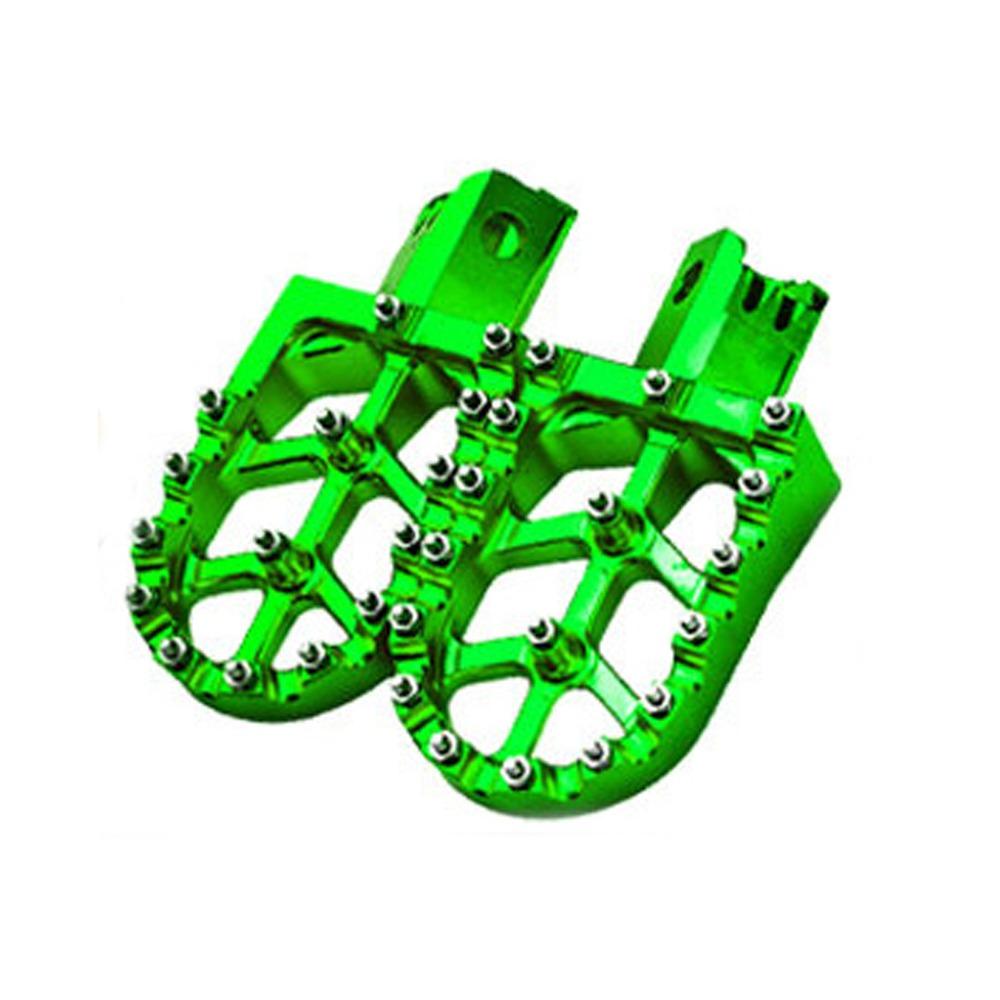 

Прочные подножки для питбайка, педаль, педаль, подножки с ЧПУ для MX 650 500 MX650 MX500 SX500 зелёный